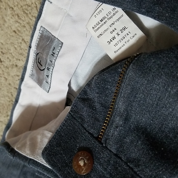 LastChance-VTG FARAH Grey Dress Pants-34x29 - Picture 4 of 4